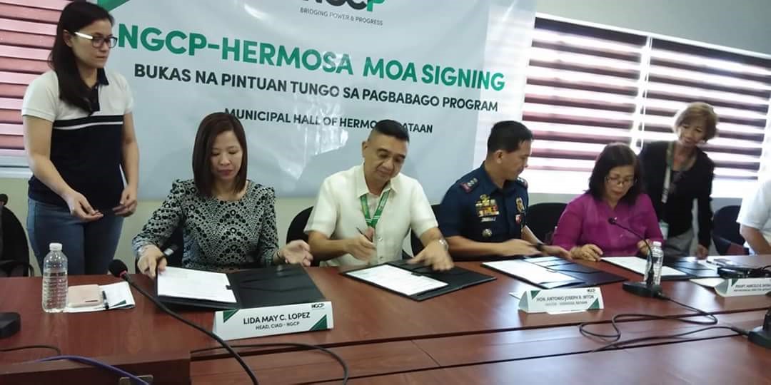 NGCP and Hermosa, Bataan LGU partner for its drug reformation program